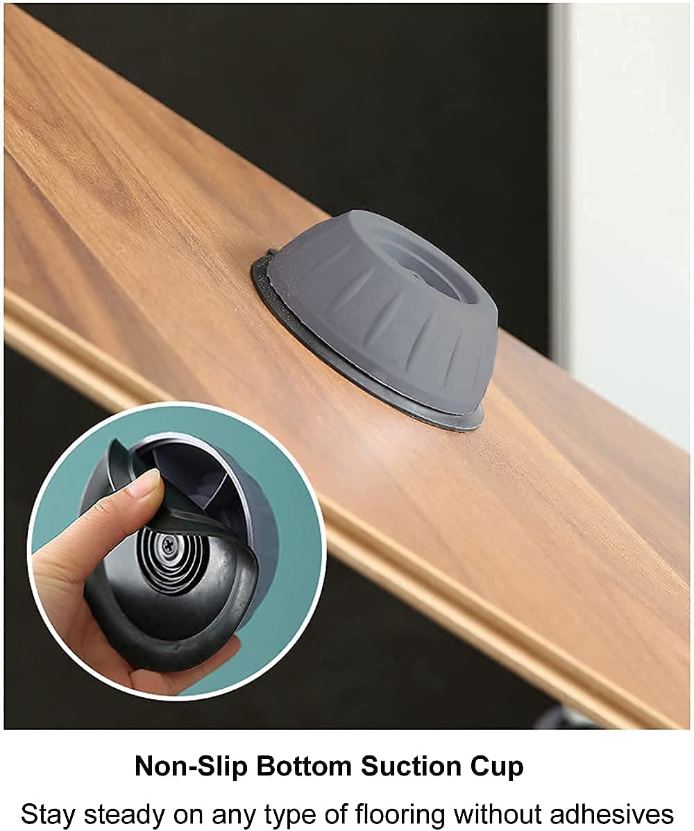 Anti Vibration Pad-Anti-vibration Pads For Washing Machine - 4 Pcs Shock Proof Feet For Washer ? Dryer, Great For Home, Laundry Room, Kitchen, Washer, Dryer, Table, Chair, Sofa, Bed (4 Units)