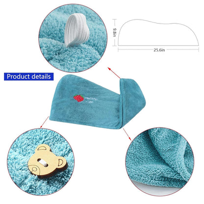 🌸 Hair Towel Wrap – Super Absorbent Microfiber Towel